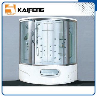 2 Person Steam Shower Jacuzzi Whirlpool Tub Combo , Steam ...