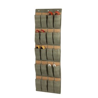 20-Pocket 24 Pair Overdoor Shoe Organizer