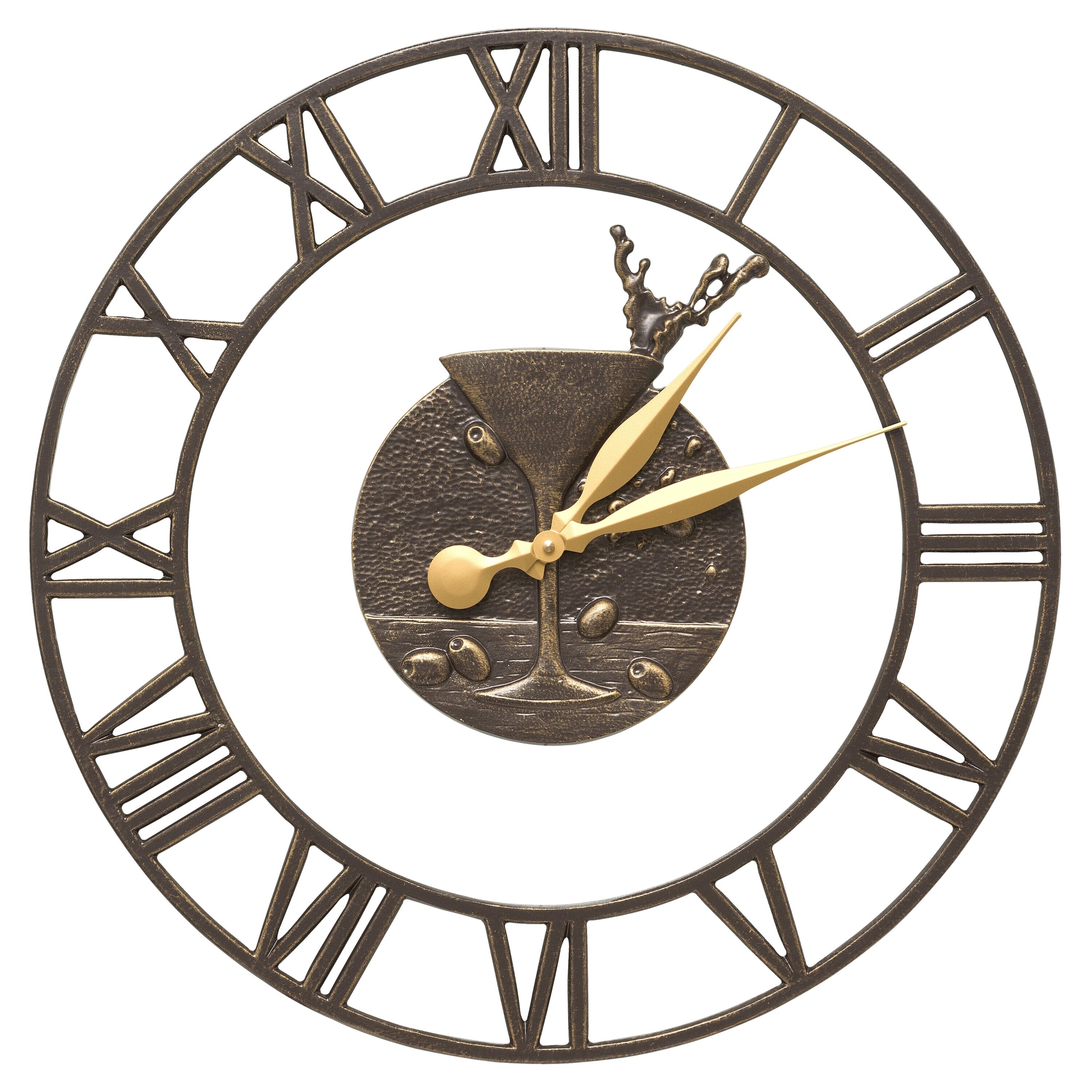 21" Cambridge Floating Ring Indoor/Outdoor Wall Clock