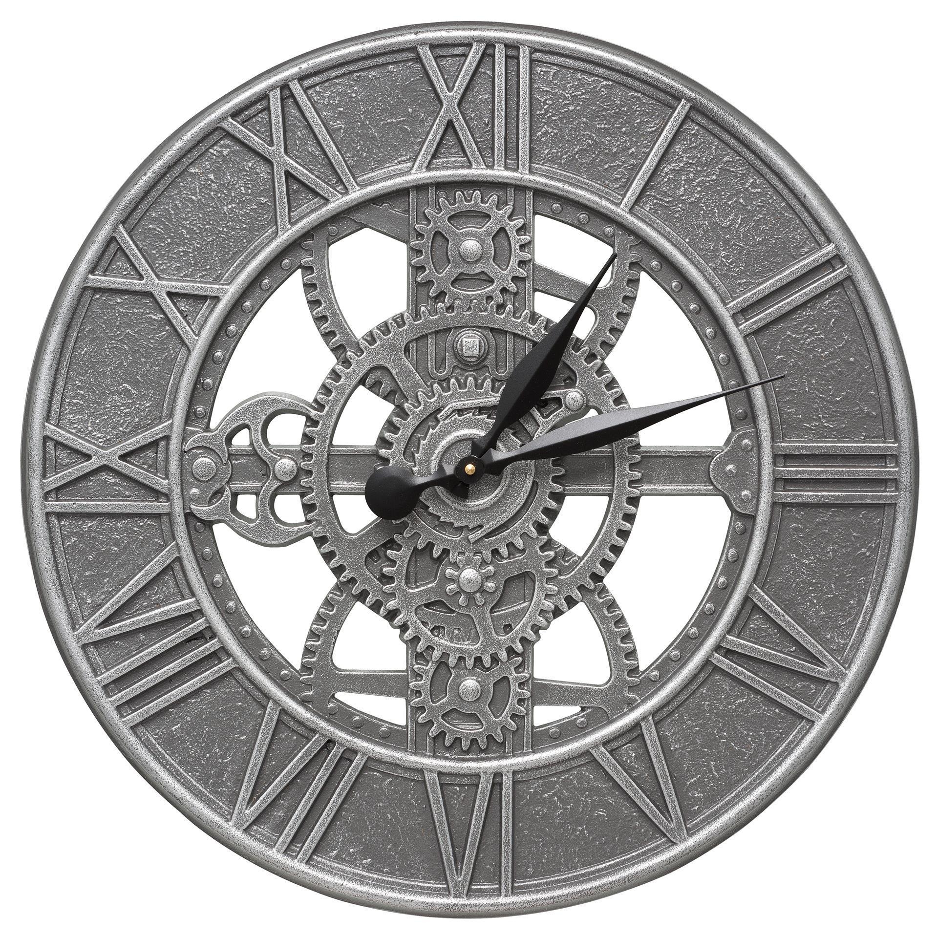 21" Gear Indoor/Outdoor Wall Clock