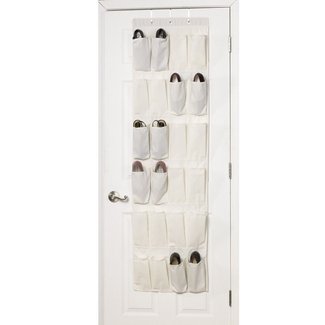 24 Pocket 24 Pair Overdoor Shoe Organizer