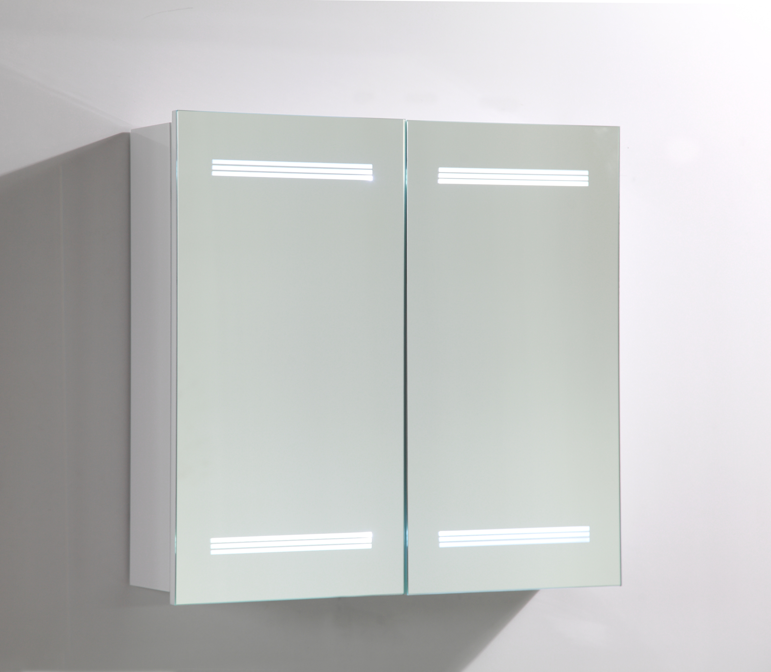 26" x 25" Surface Mount Medicine Cabinet with LED Lighting