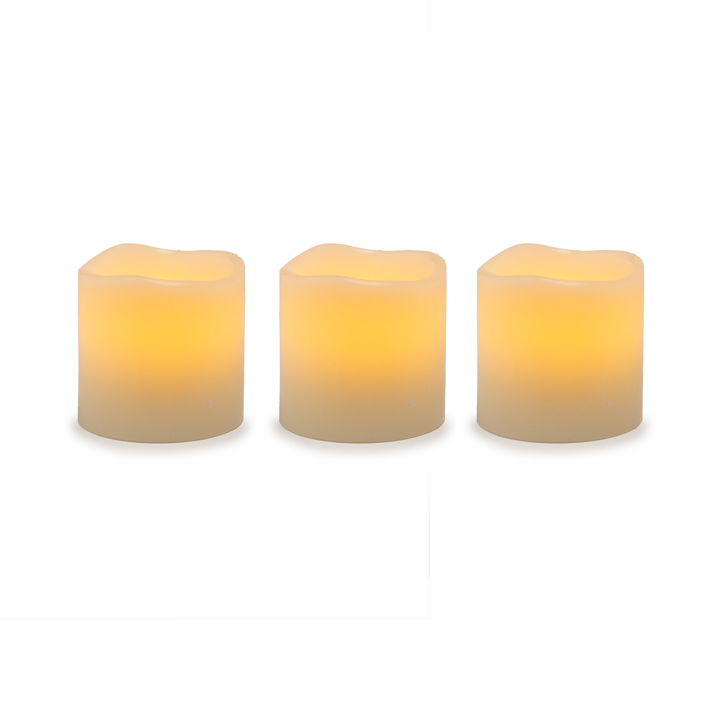 3 Piece Scented Piller Candle Set (Set of 3)