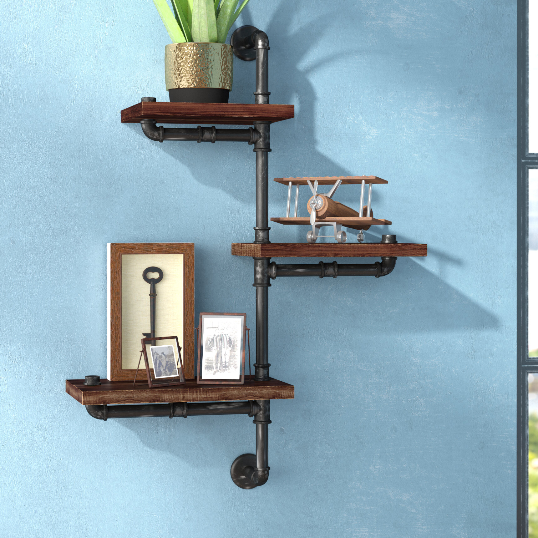 3 Piece Wall Shelf