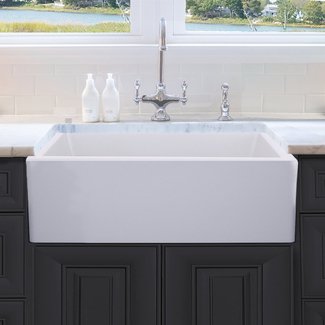 30" L x 18" W Farmhouse Kitchen Sink