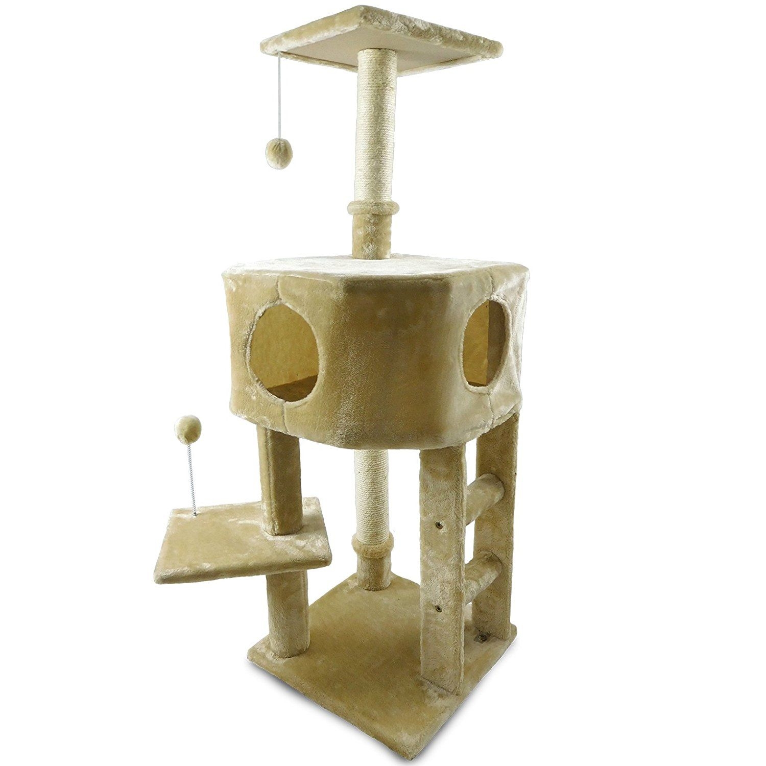 46.5" Arnone Treehouse Kitty Playground Cat Tree