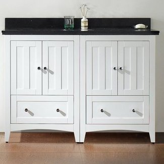 48" Double Bathroom Vanity Set