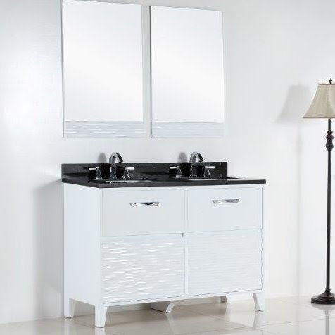 48" Double Sink Bathroom Vanity Set