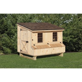 4×6 Lean-to Style Chicken Coop | Backyard Escapes