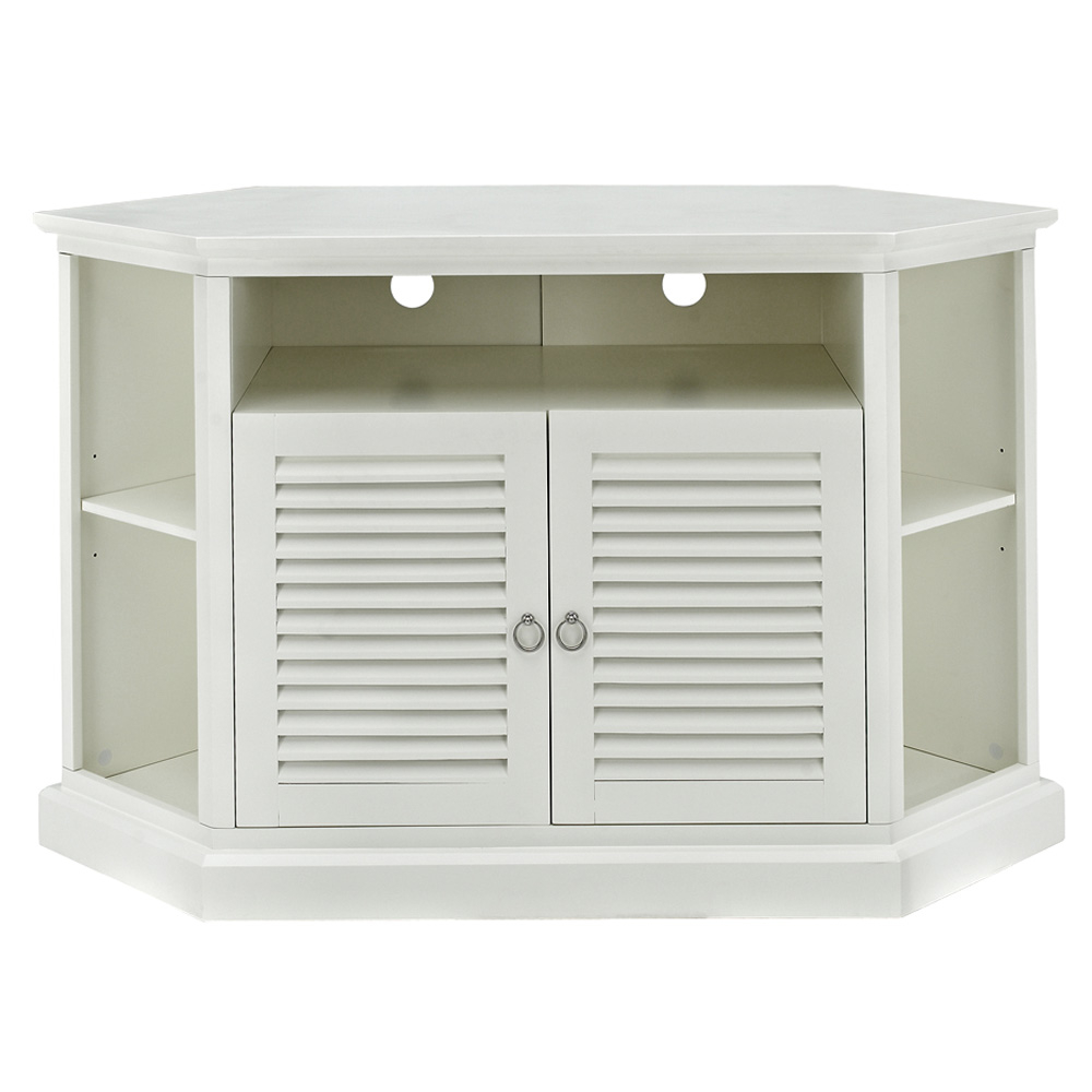 52 Inch Wood Corner TV Stand by Walker Edison in
