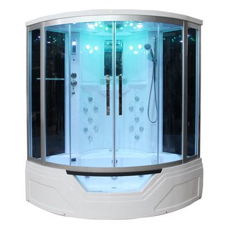 59" Eagle Bath WS-703 Steam Shower Sauna Enclosures w ...