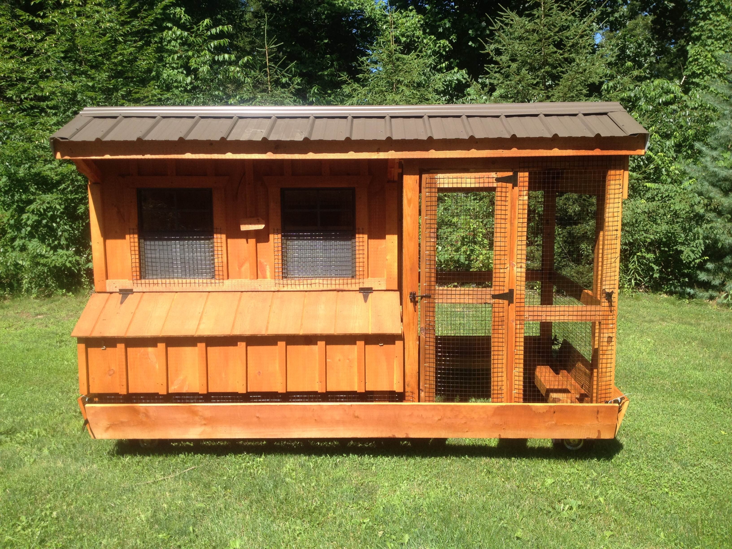 5x6 Chicken Coop with Run | Amish Built Chicken Coops