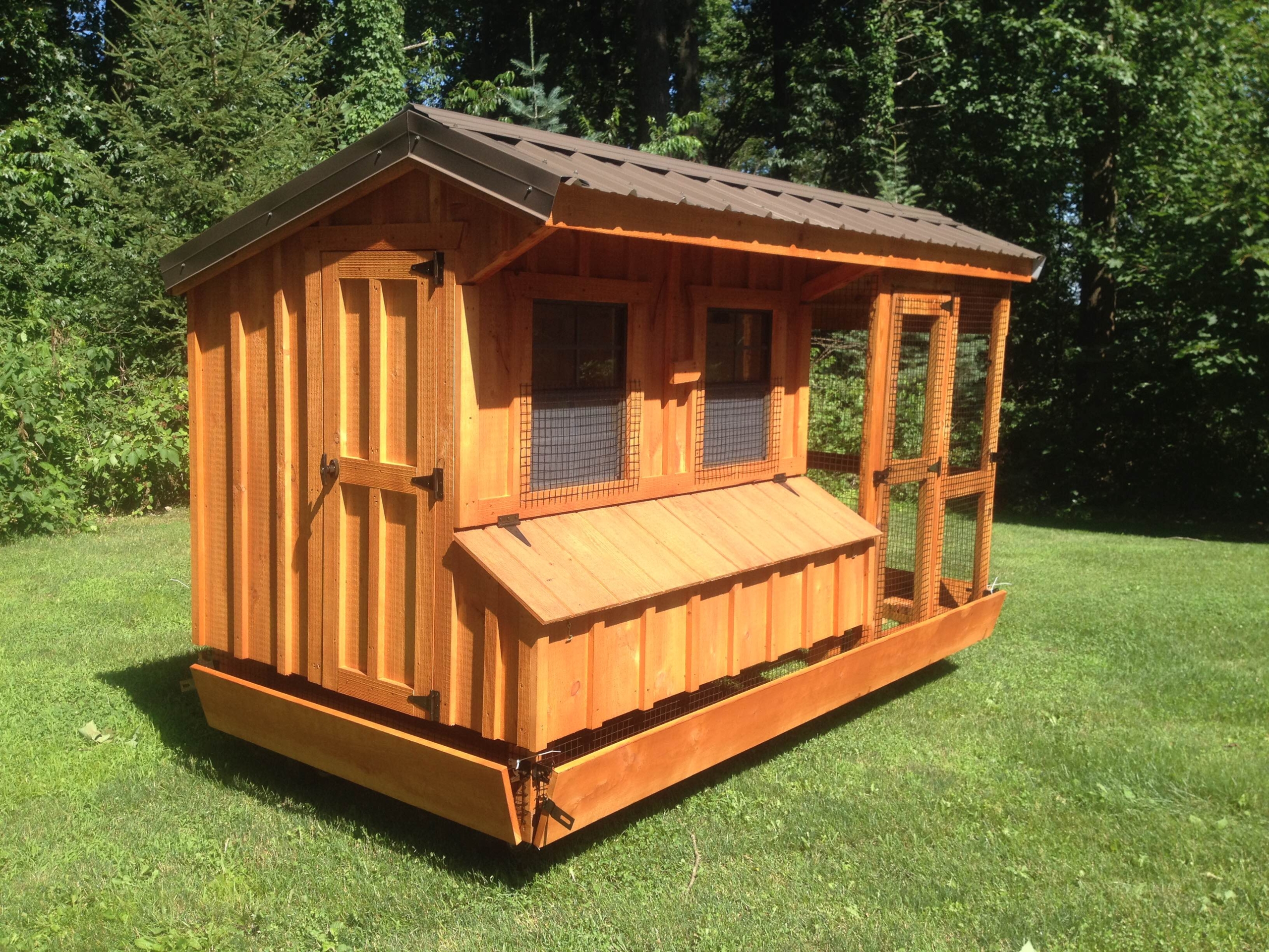 5x6 Chicken Coop with Run | Amish Built Chicken Coops