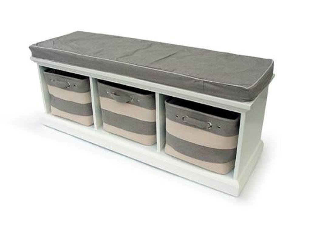 60 storage bench with cushion indoor outdoor benches ...