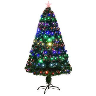 7ft Fiber Optic Multicolored Christmas Tree Changing ...