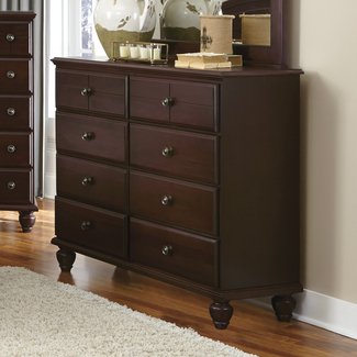 8 Drawer Double Dresser