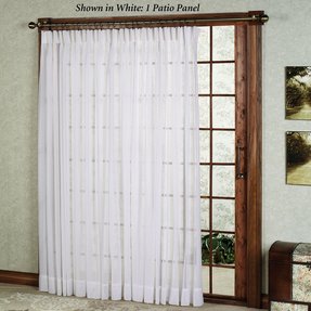 Sliding Doors Curtains - Eclipse Thermal Blackout Patio Door Curtain Panel In Wheat 100 In W X 84 In L 12109100x084wht The Home Depot / Sliding glass door curtain, patio door curtain, french door curtains, door panels, door curtains, back door curtains, drapes, pinch pleated.