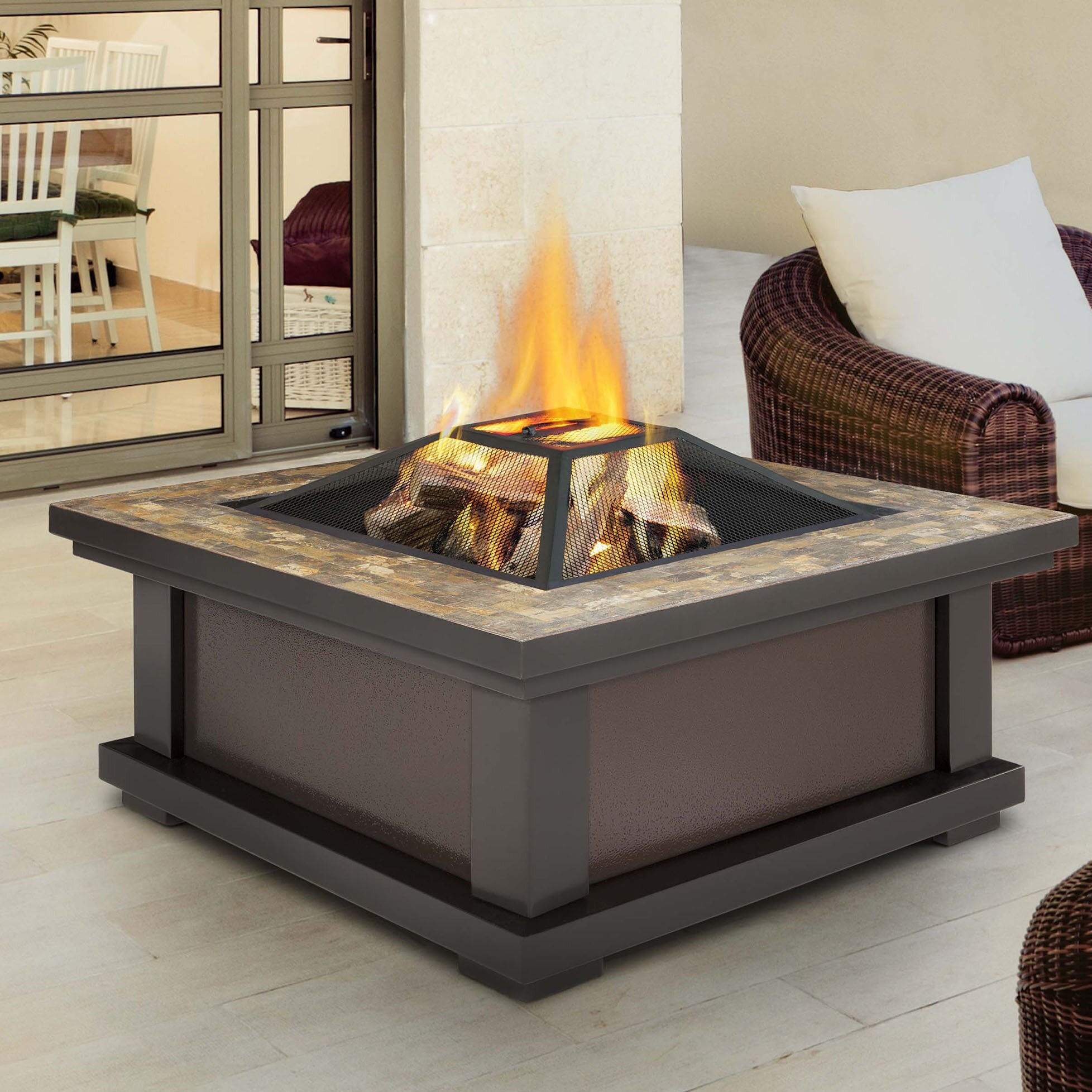 Wood Burning Fire Pit Table - VisualHunt