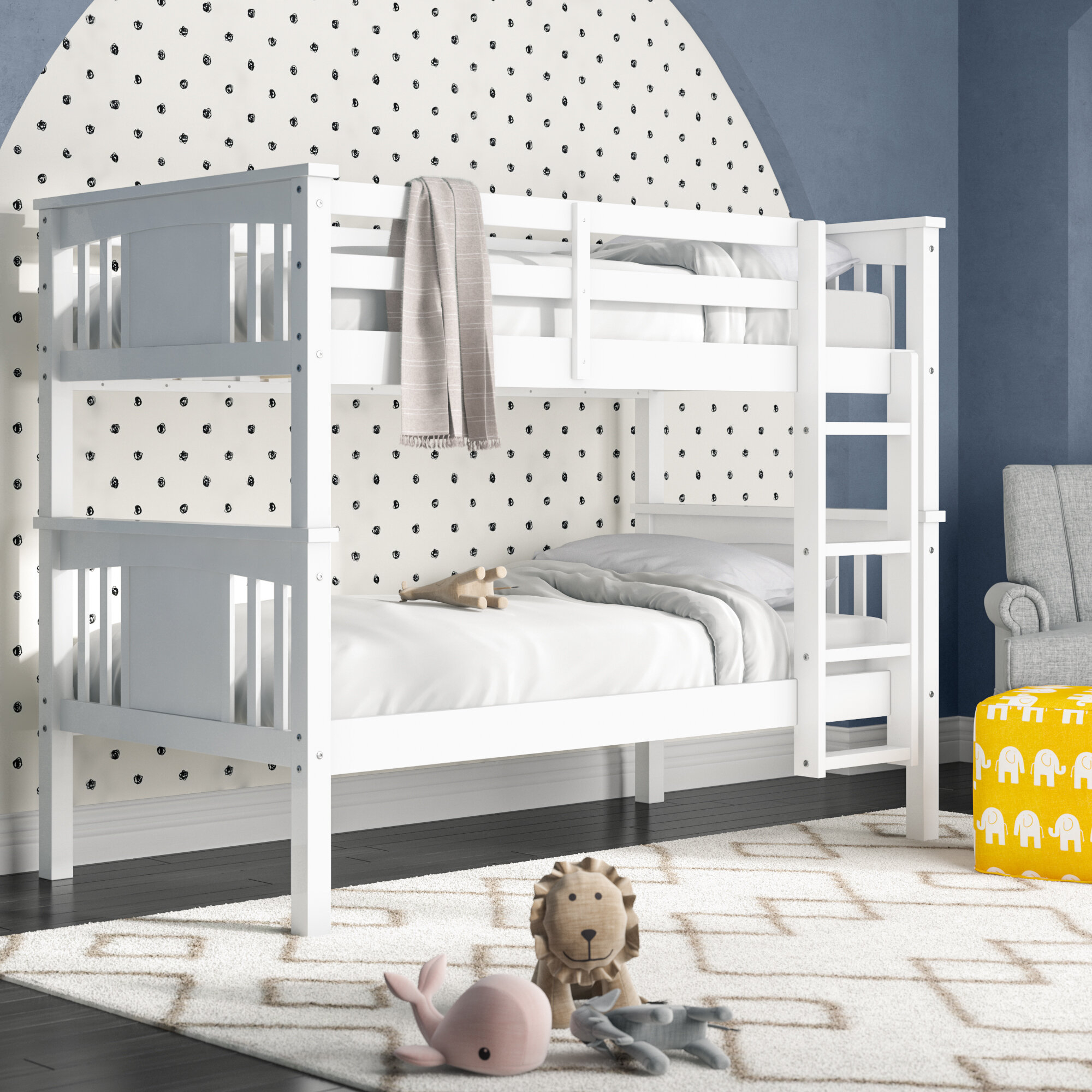 Alimi Twin over Twin Bunk Bed