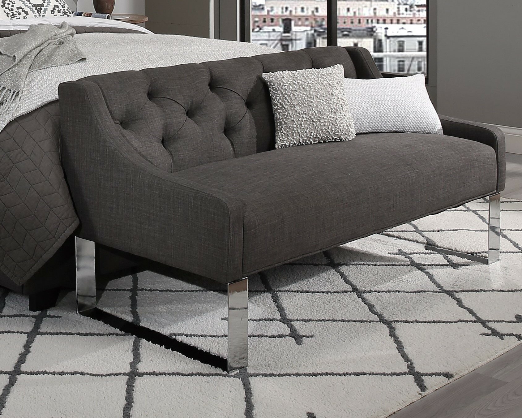 Almon Upholstered Bench