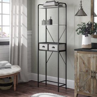 Amber 23.6" W x 72.6" H Over the Toilet Storage
