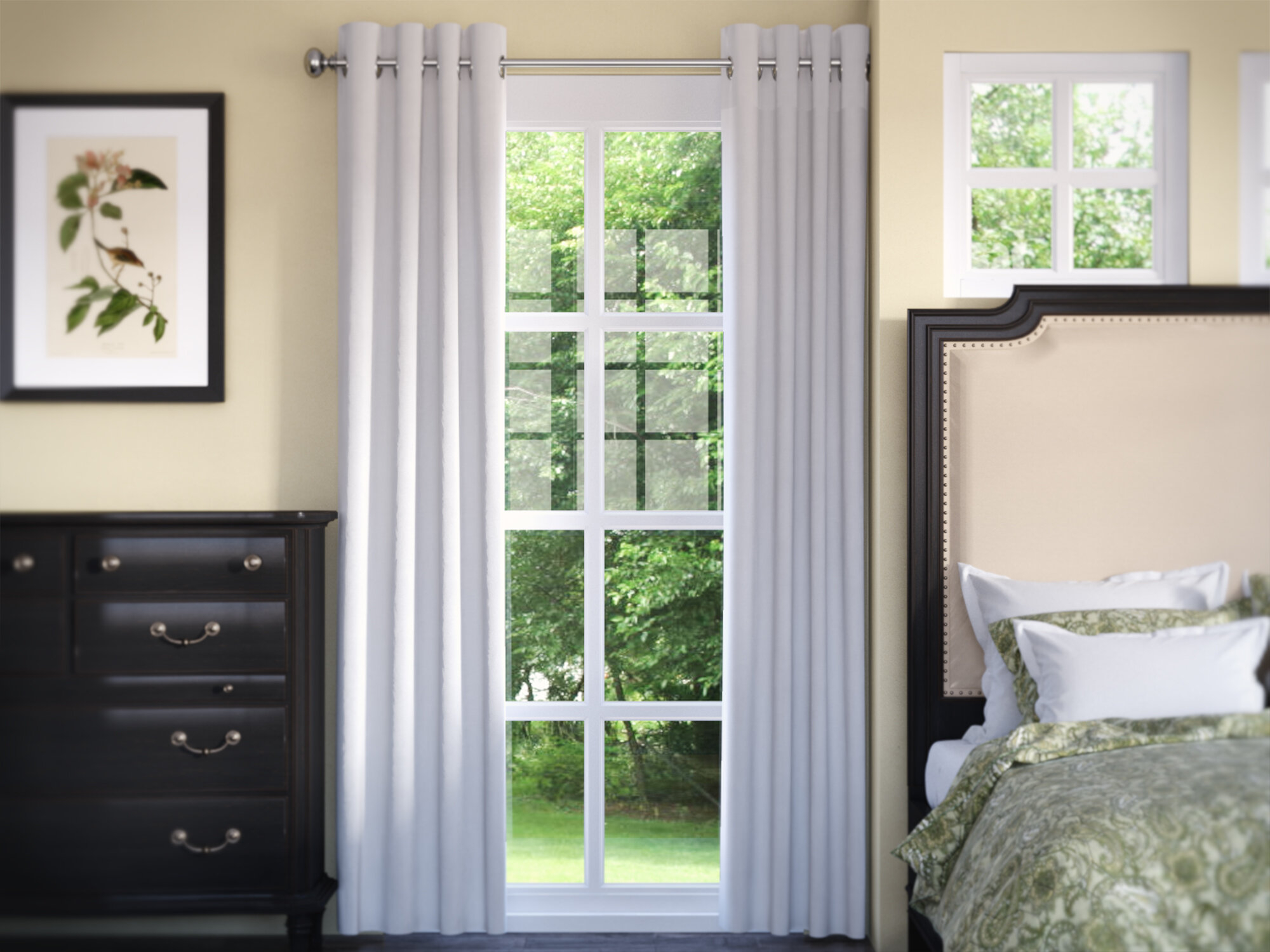 Anglia Solid Room Darkening Thermal Grommet Single Curtain Panel