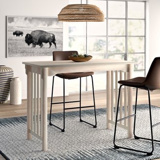 Araceli Counter Height Solid Wood Dining Table