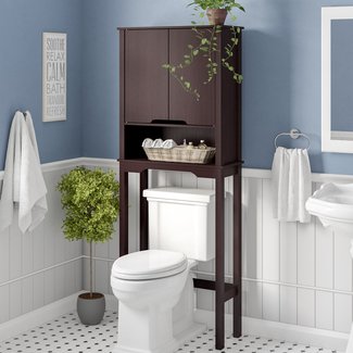 Arielle 25.88" W x 67" H Over the Toilet Storage
