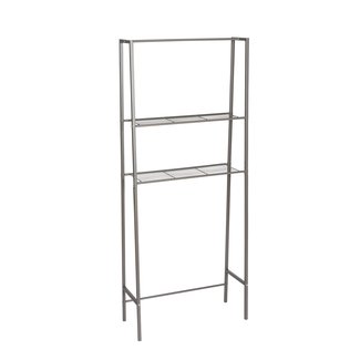 Armando Steel Space Saver Shelving Unit 25" x 62" Over The Toilet
