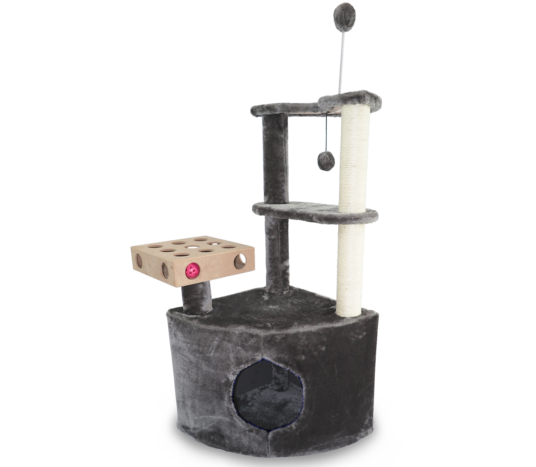 Arney Home Base Playground Corner Cat Tree with Cat Condo