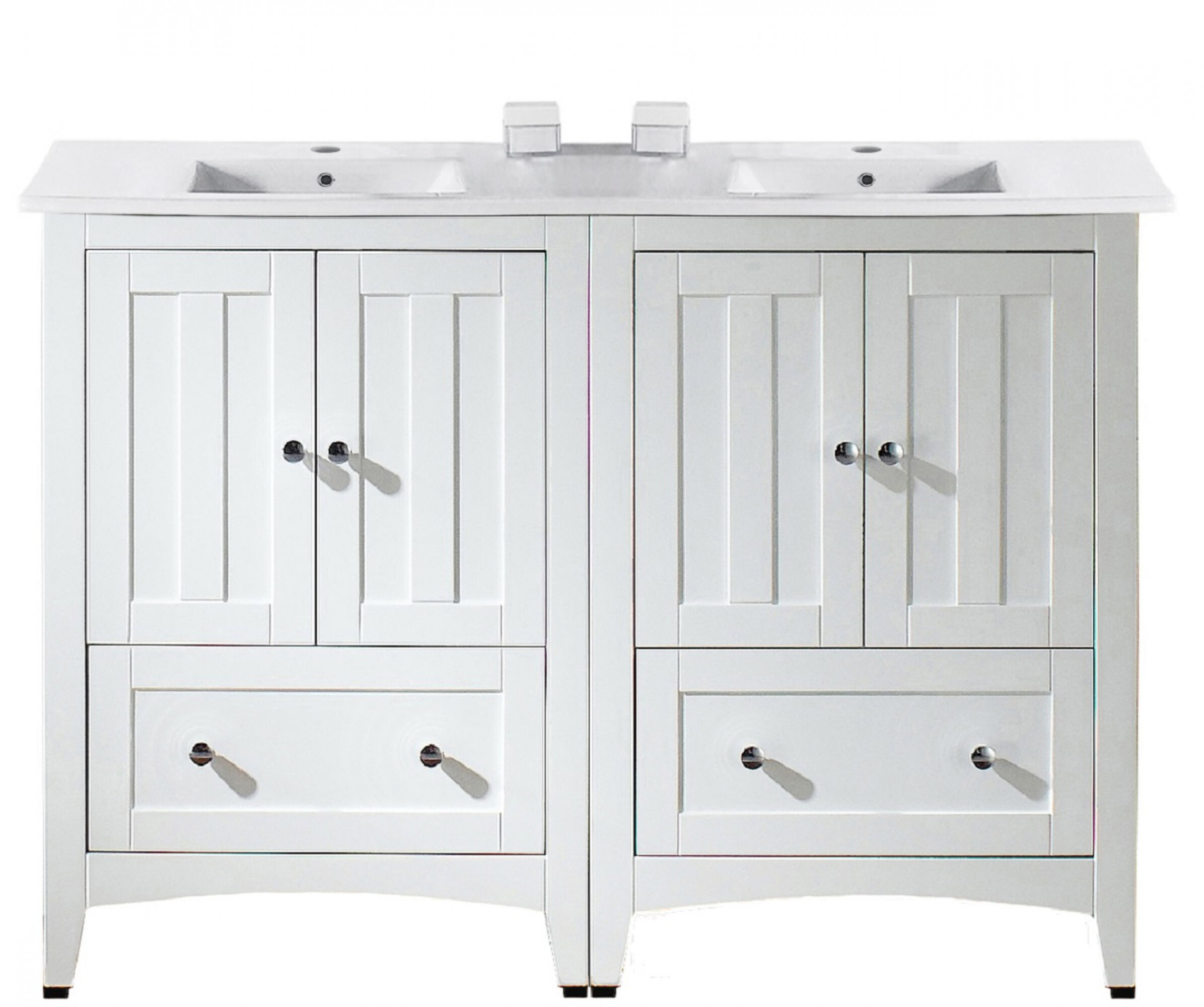 Artic 48" Double Bathroom Vanity Set