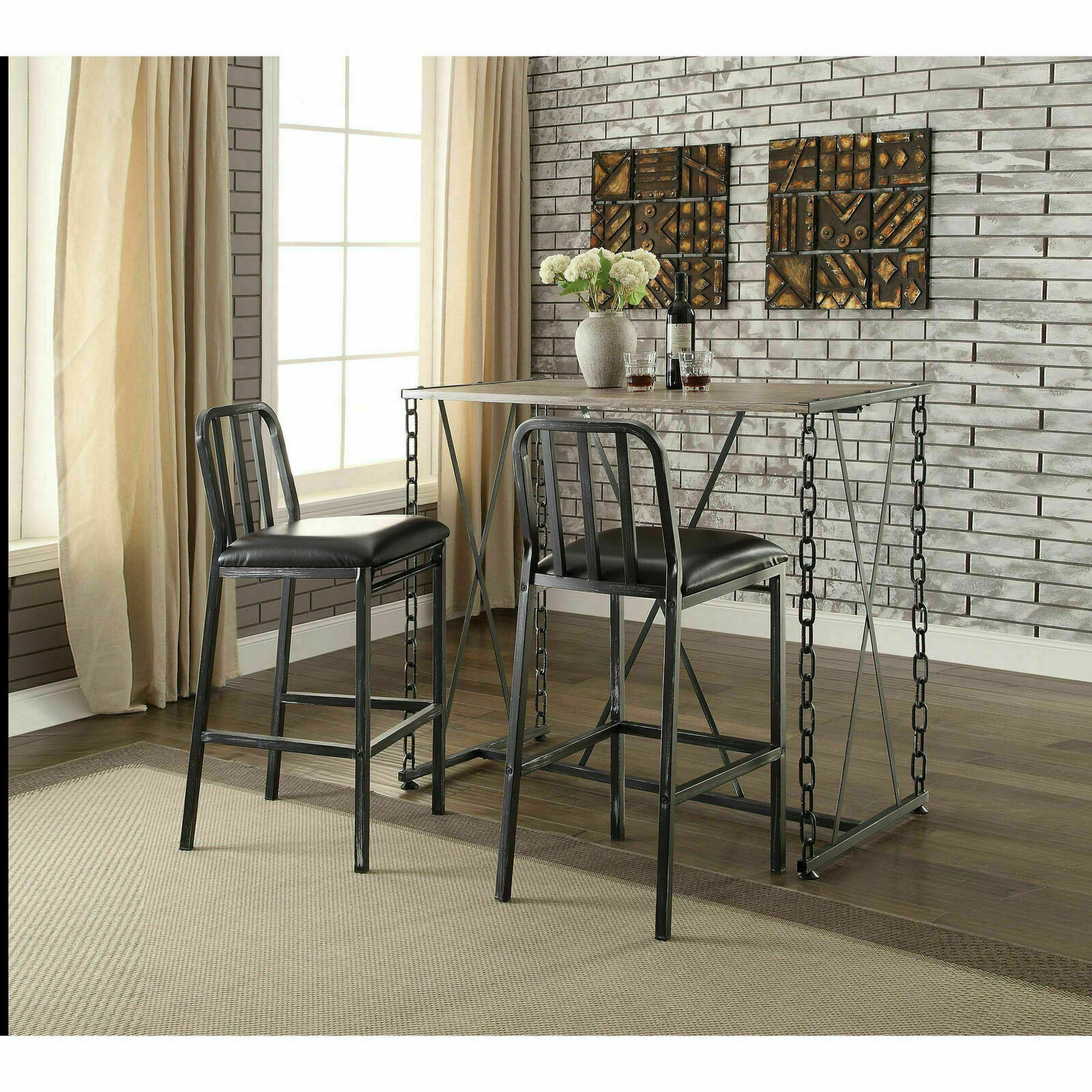 Aya 3 Piece Pub Table Set