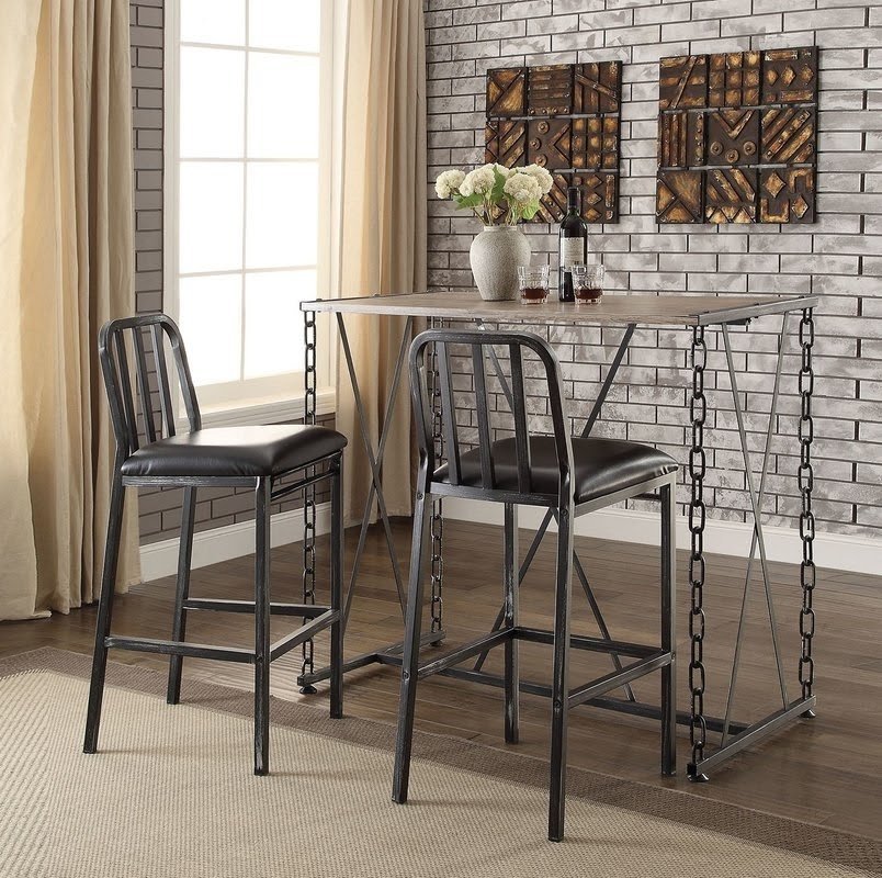 Aya 3 Piece Pub Table Set