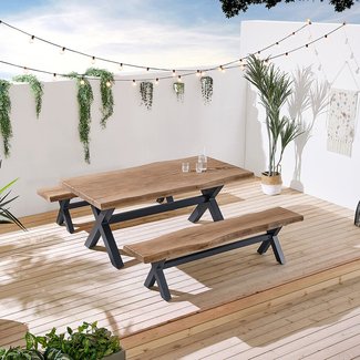 Bali 3 Piece Dining Set