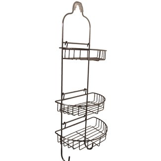 Banach Adjustable Oval Basket Shower Caddy