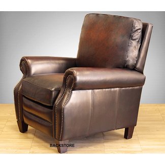 Barcalounger Longhorn II Leather Recliner Chair