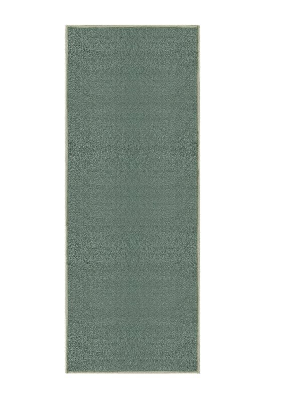 Barger Custom Non Skid Rubber Backed Teal Area Rug