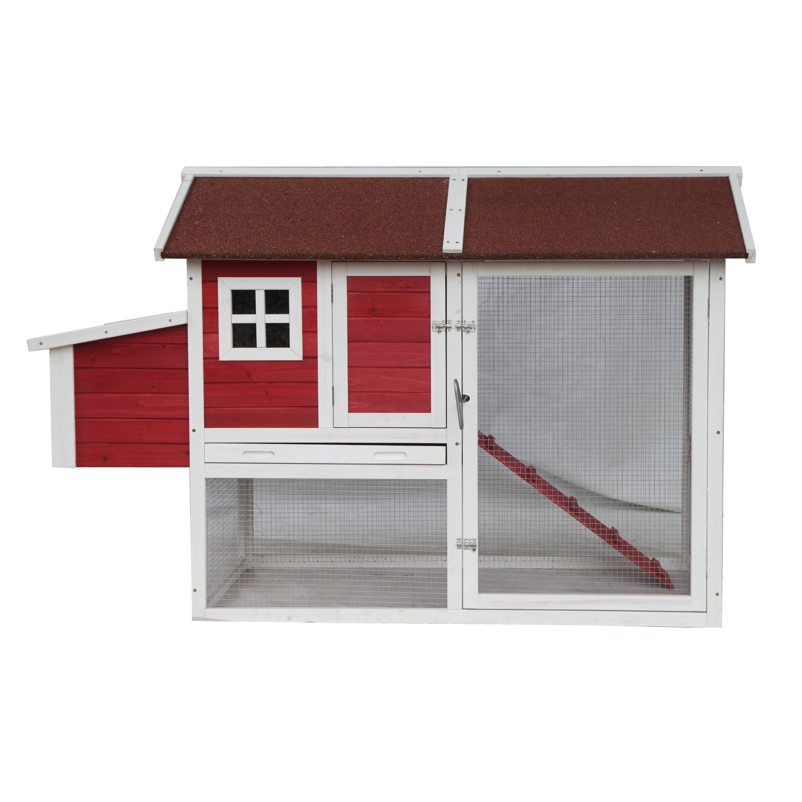 Barn Style Chicken Coop with Chicken Run