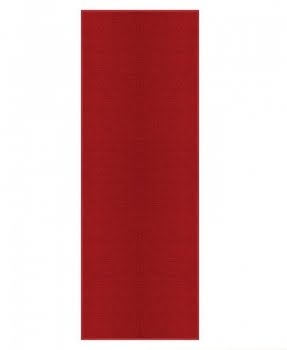 Barrera Custom Non Skid Rubber Backed Red Area Rug