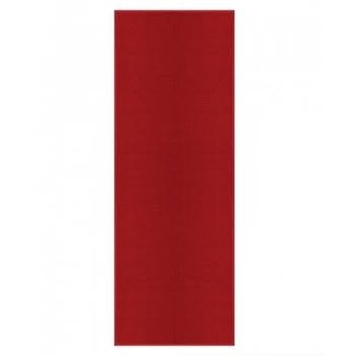 Barrera Custom Non Skid Rubber Backed Red Area Rug