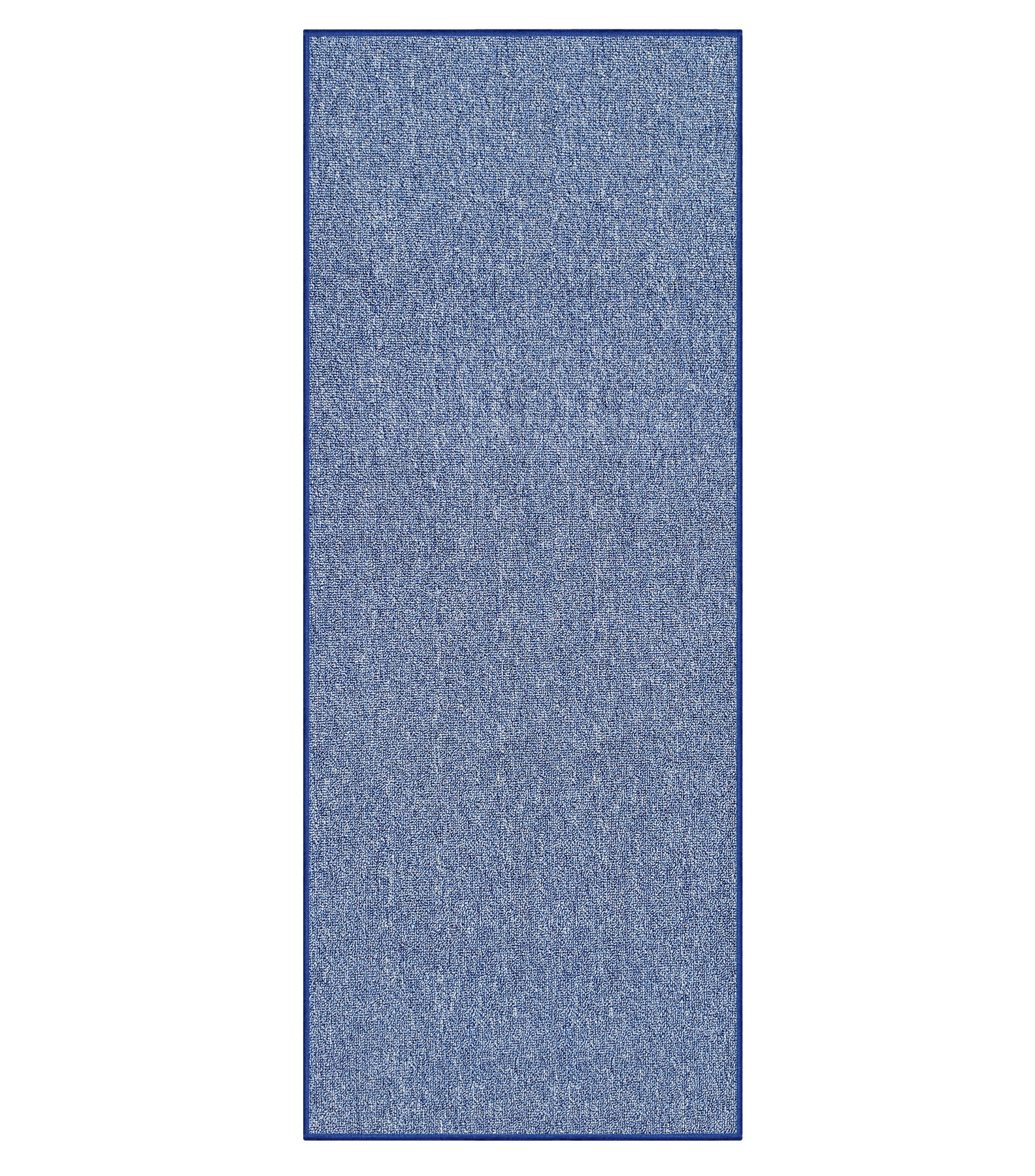 Barrow Non Skid Rubber Backed Blue Area Rug