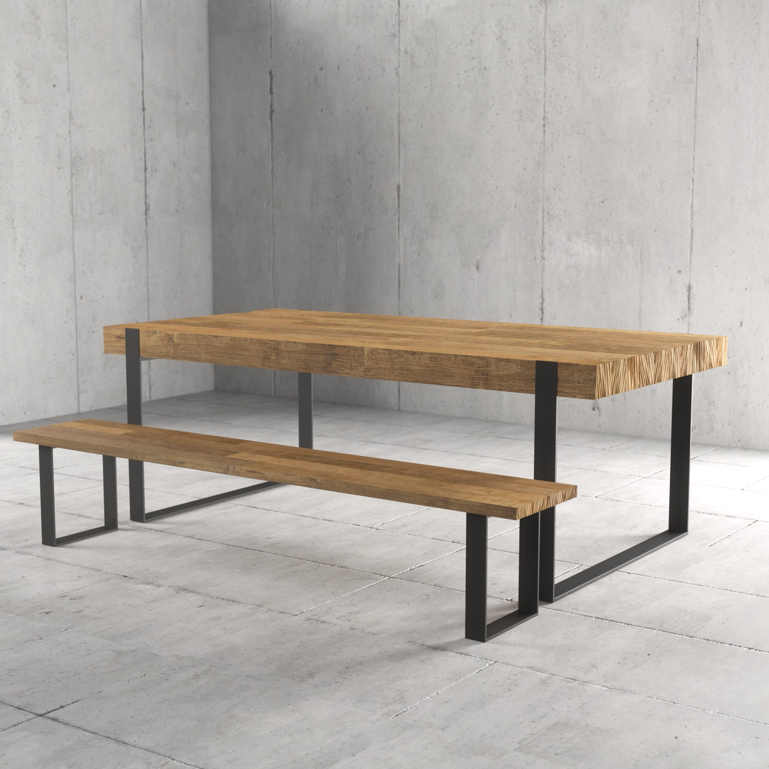 Bartholomew 2 Piece Solid Wood Dining Set