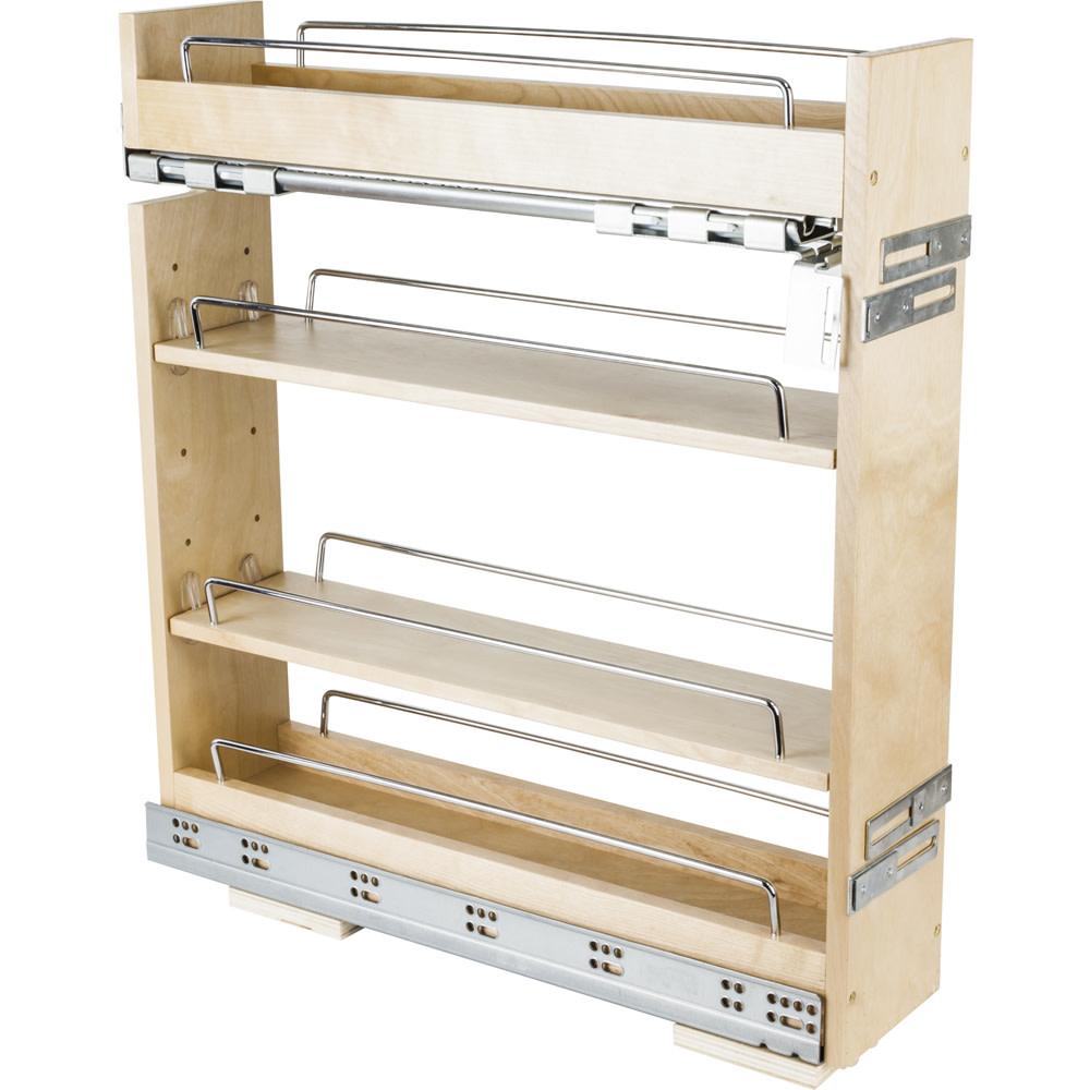 Base Cabinet No Wiggle Pull Out Spice Rack 5-14