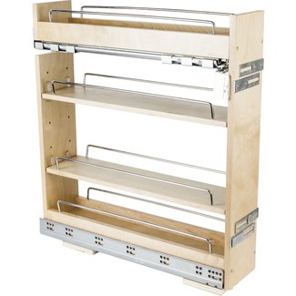 Base Cabinet No Wiggle Pull Out Spice Rack 5-14