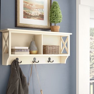 Entryway Shelf With Hooks - VisualHunt