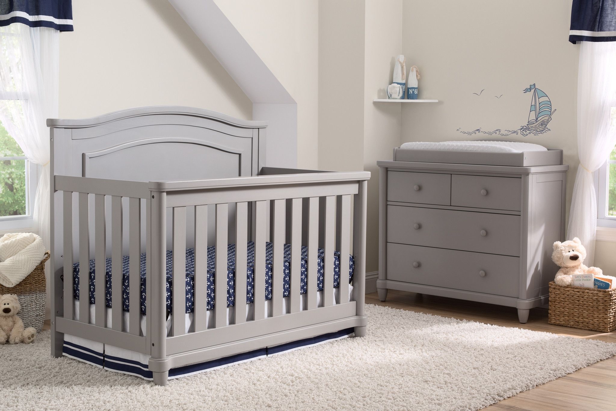 cot and dresser set