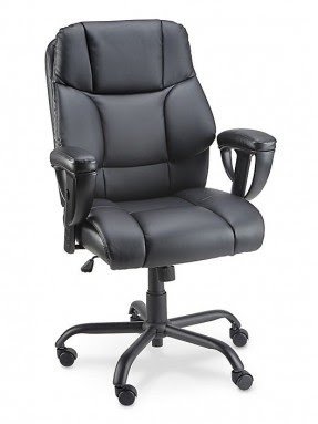 Big and Tall Leather Chair in Stock -