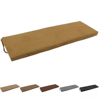 Blazing Needles Microsuede 60-inch Indoor Bench Cushion ...