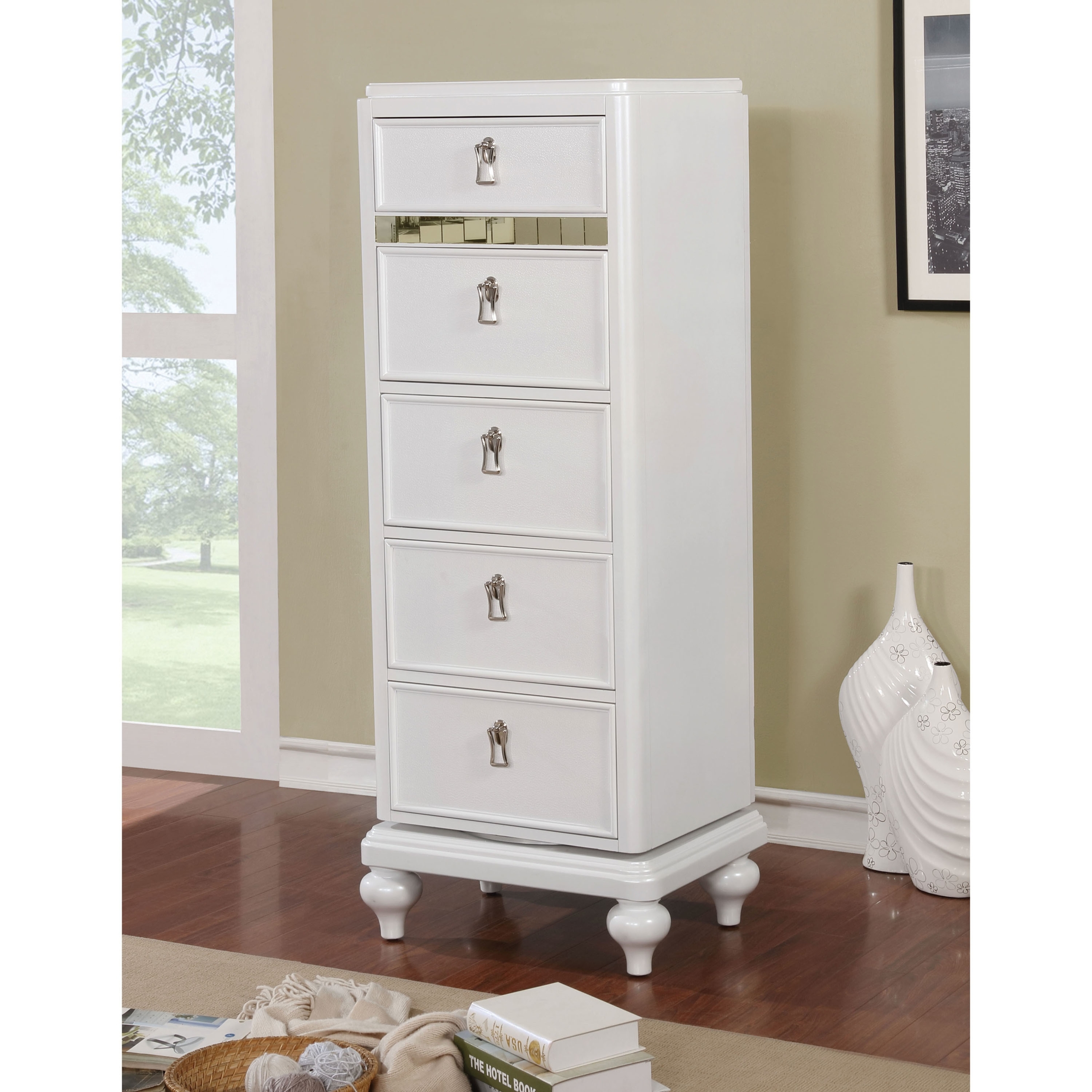 Bo Swivel 5 Drawer Lingerie Chest