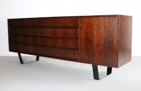 BOLD Mid Century Modern Rosewood Credenza — ABT Modern